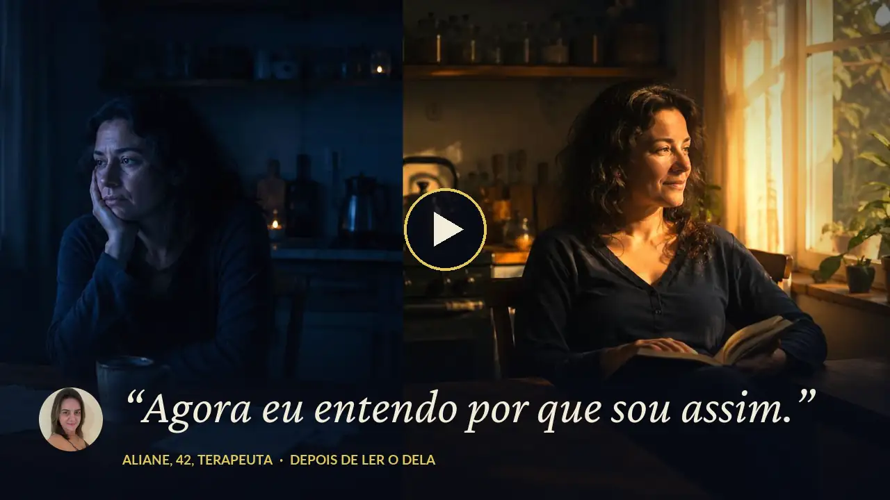 Está tudo escrito. Seis minutos com a voz do Dr. Órion mostrando onde.