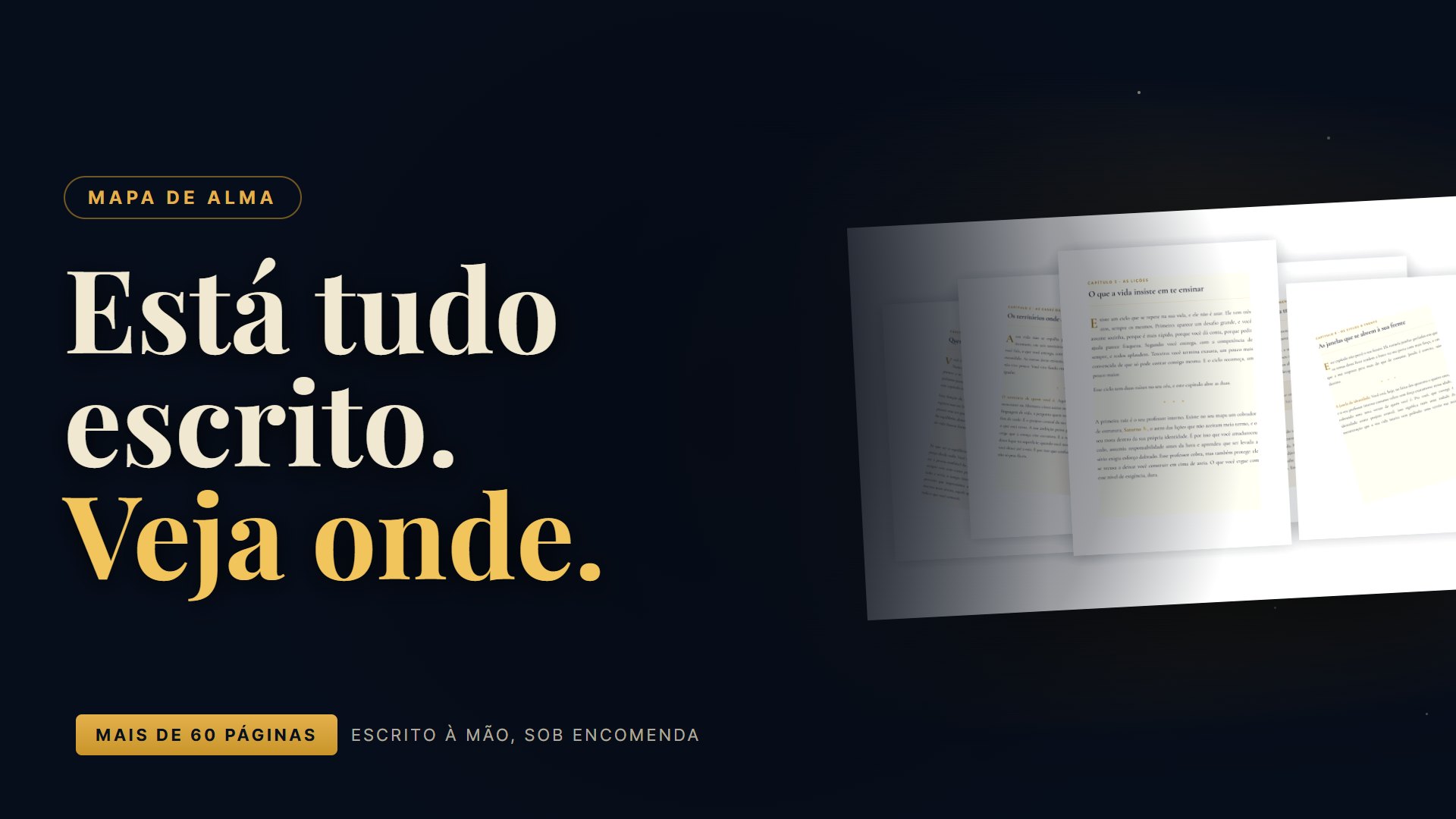 Assista: está tudo escrito, veja onde